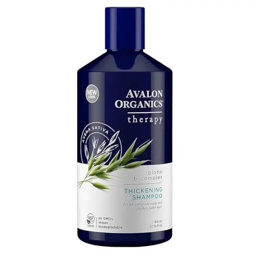 Avalon Organics Biotin B-Complex Thickening Shampoo bottle