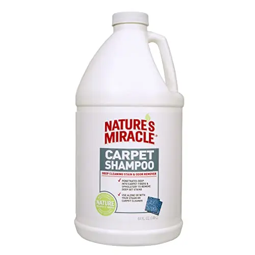 Nature's Miracle Carpet Shampoo bottle for pet stains
