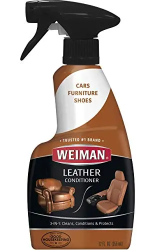 Weiman Leather Cleaner and Conditioner bottle