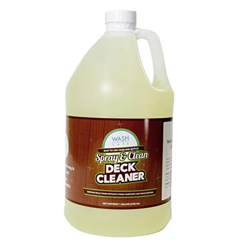 Wash Safe SPRAY & CLEAN Commercial-Strength Composite Deck Cleaner 1 gallon bottle