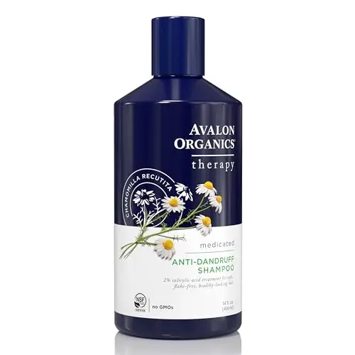 Avalon Organics Therapy Medicated Anti-Dandruff Shampoo in a recyclable bottle