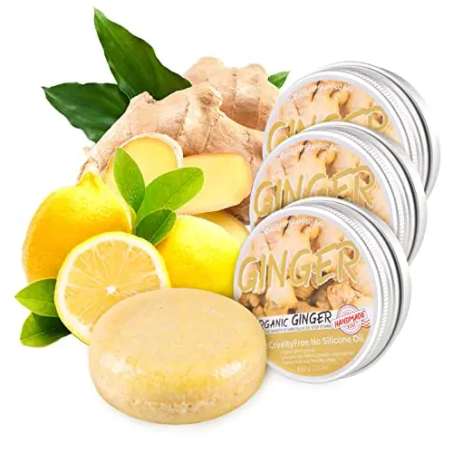 Starhig Ginger Hair Regrowth Shampoo Bar set of three