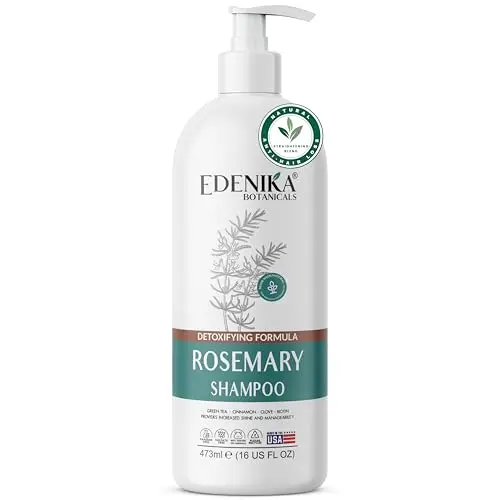 Edenika Botanicals Rosemary Oil Shampoo with Biotin bottle