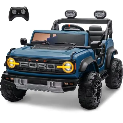 ENYOPRO Licensed Ford Bronco Raptor kids electric ride on truck